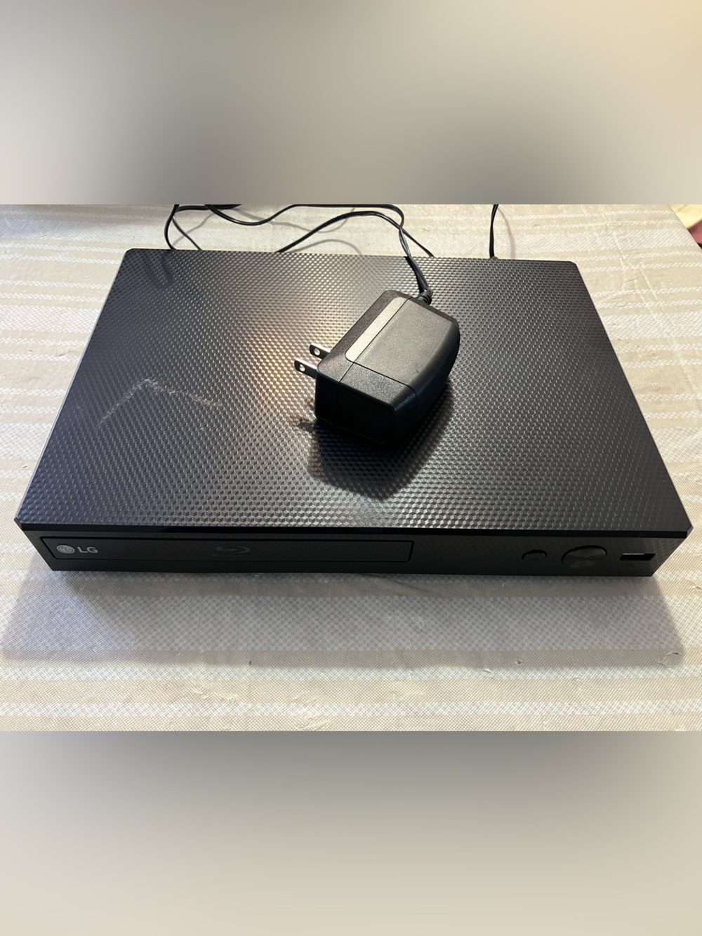 LG External Blu-ray/DVD Player in Black Textured Finish